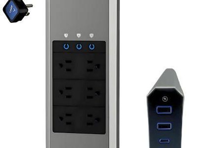 Austere V Series \\ 6-Outlets Power Surge Protector With Omniport USB