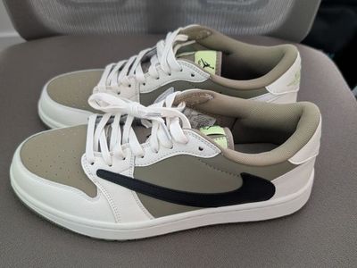 Air Jordan 1 Low Golf x Travis Scott - Neutral Olive - Size 10 (No Box)