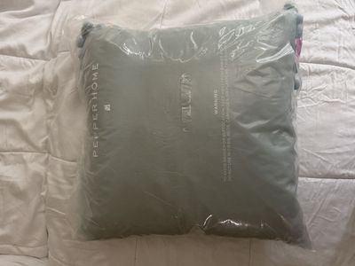 Pepper Home Pom Fringe Pillow 20x20in