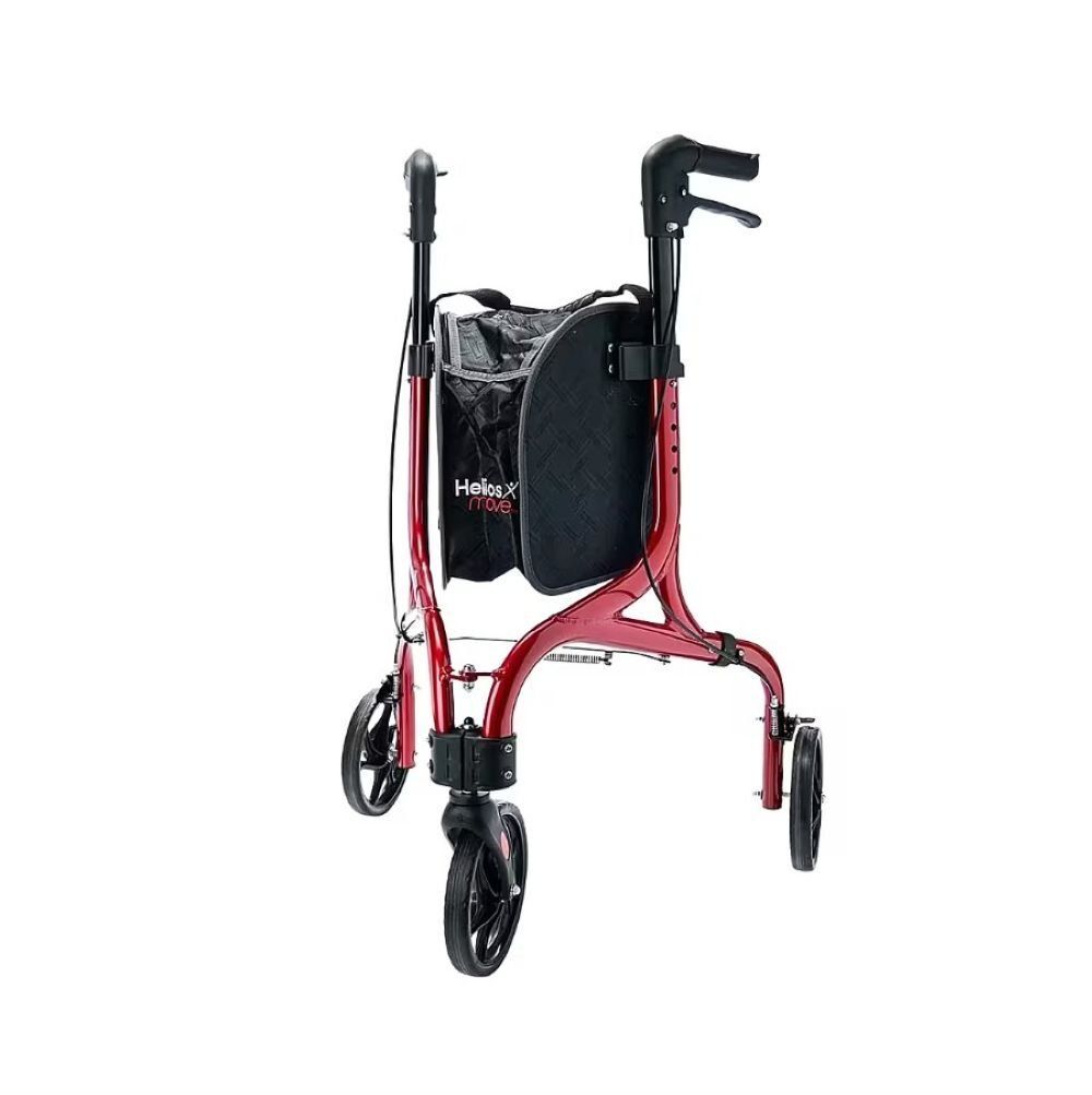 Helios X Move Lightweight Aluminum 3-Wheel Rollator Walker