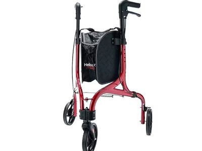 Helios X Move Lightweight Aluminum 3-Wheel Rollator Walker