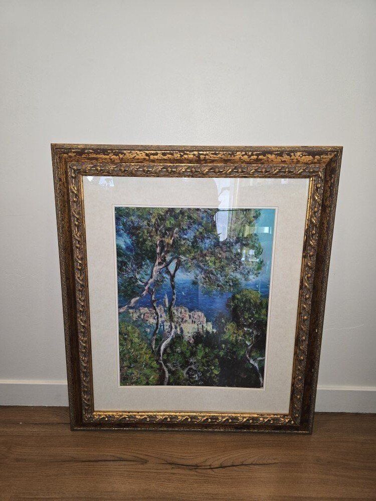 Gold Ornate Framed Claude Monet Art