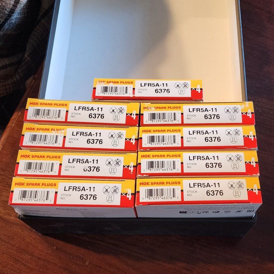NGK LFR5A-11 (Stock No. 6376) Spark Plugs - 4 Pack (x9)