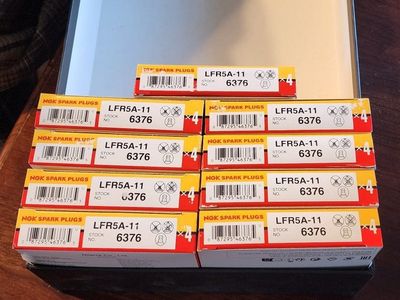 NGK LFR5A-11 (Stock No. 6376) Spark Plugs - 4 Pack (x9)