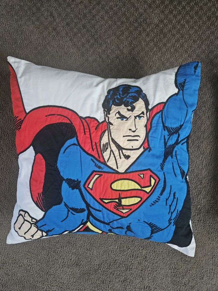 Pottery Barn DC Superman pillow
