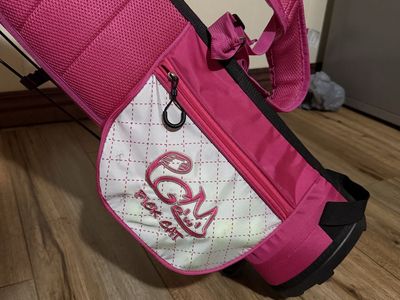 Pink cat kids golf set