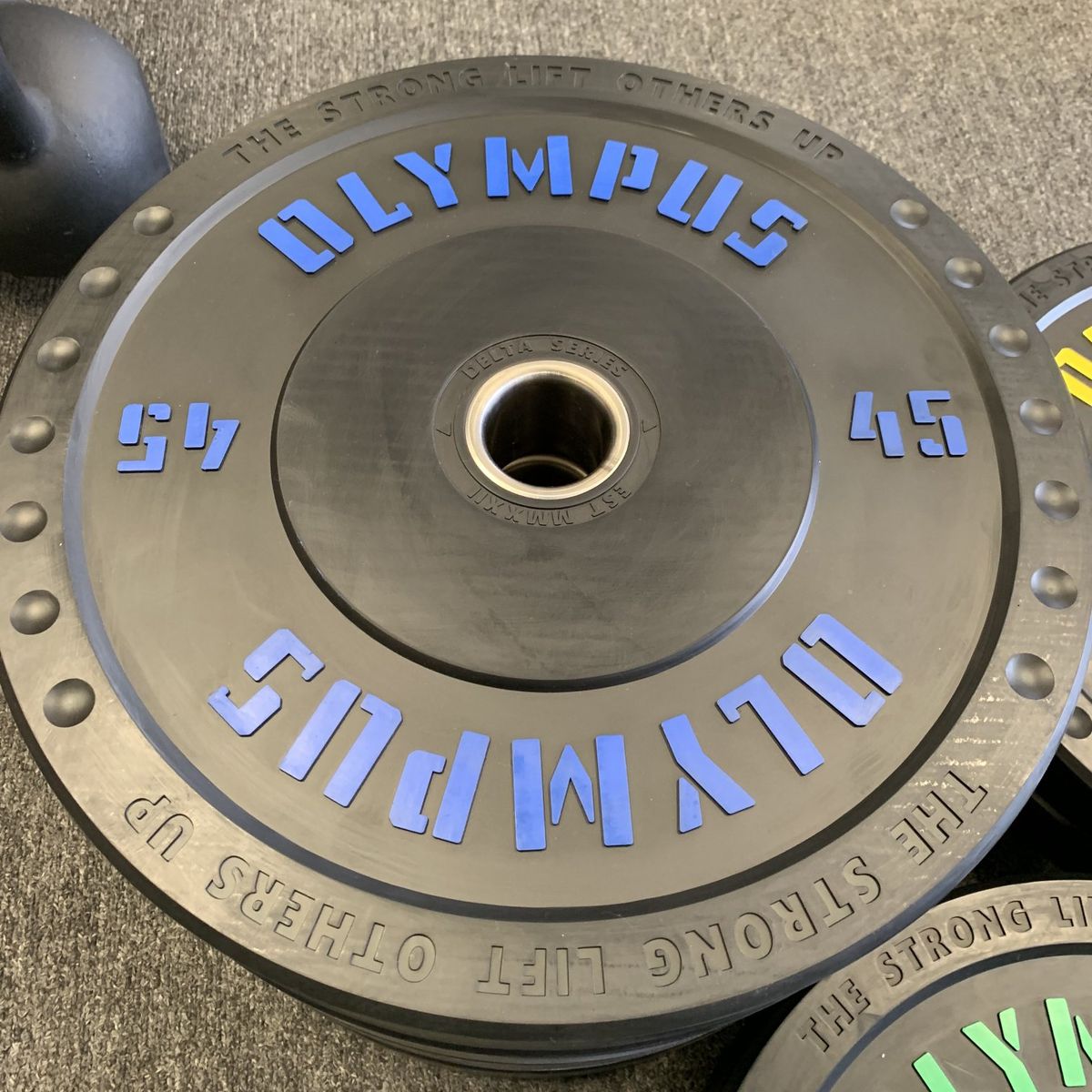 Olympus Bumper Plates - Buy 4 Pair 45LB Get 1 Free