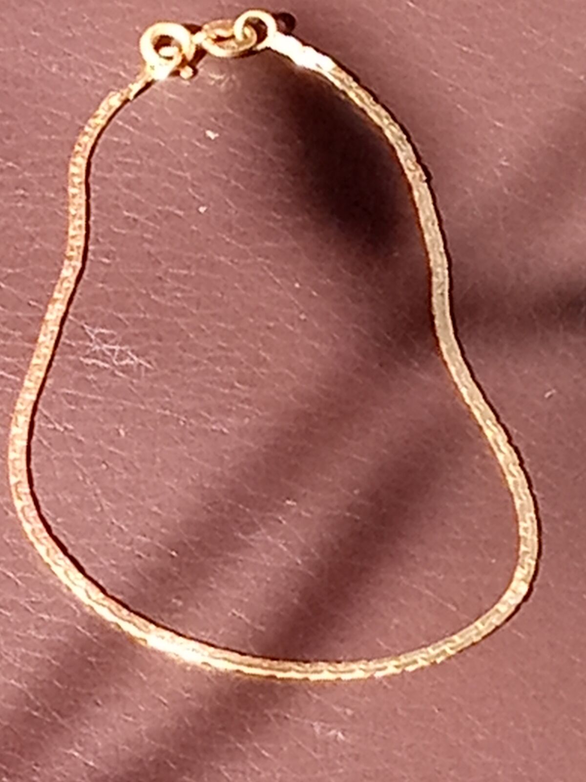 Vintage 14k gold bracelet or anklet fine Italian gold