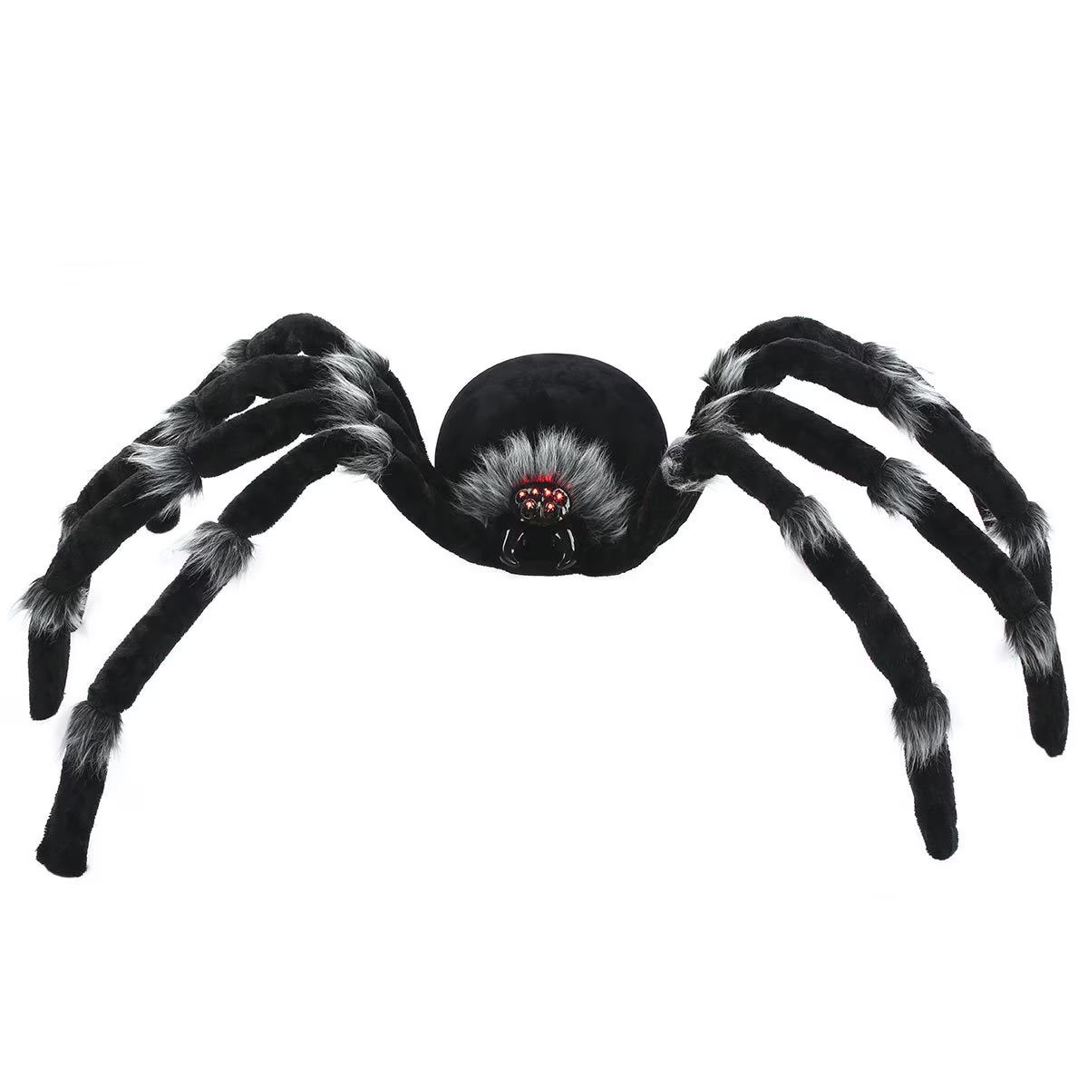 Halloween 7’  Hanging Plush Lights Spider Gravestone Cemetery Statue Figurine Collectible Yard Home Decor Decoration Prop