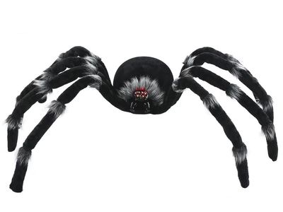 Halloween 7’ Hanging Plush Lights Spider Gravestone Cemetery Statue Figurine Collectible Yard Home Decor Decoration Prop
