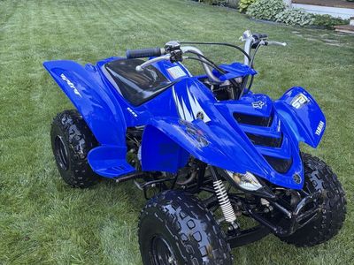 Yamaha Raptor 90 Youth ATV - Blue