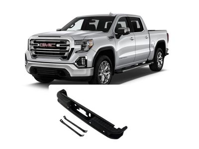 Rear Step Bumper Assembly For Chevy Silverado GMC Sierra 1500 2019 20-2023 Steel w sensor