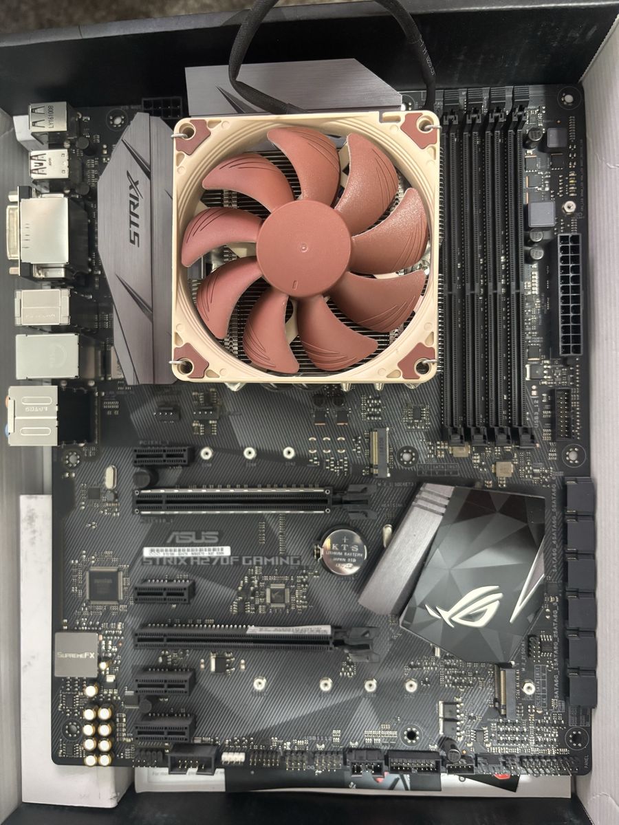 Intel i7-7700k and ASUS ROG STRIX H270F GAMING Motherboard