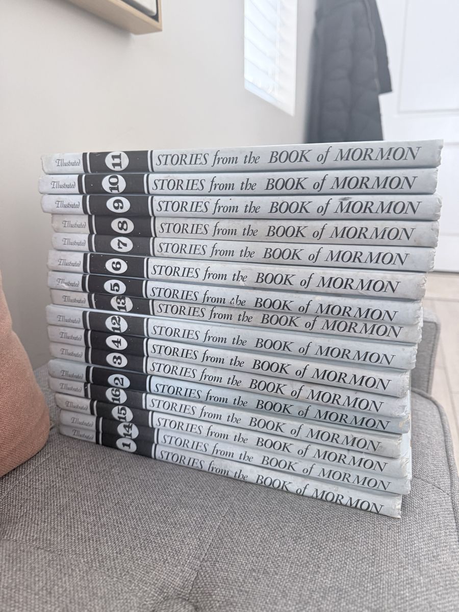 Complete 16-Volume Illustrated Stories from the Book of Mormon Set (Like New)