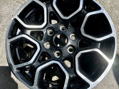 Ford F-150 wheel 18in 18 inch FX4 OEM alloy black machined wheel rim single one wheel explorer 265/70r18