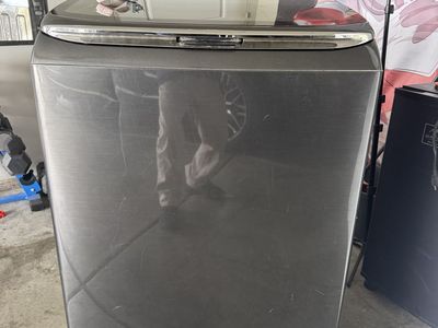 Samsung ActiveWash Top Load Washer - Black Stainless Steel
