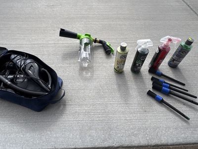 Car detailing/cleaning supplies