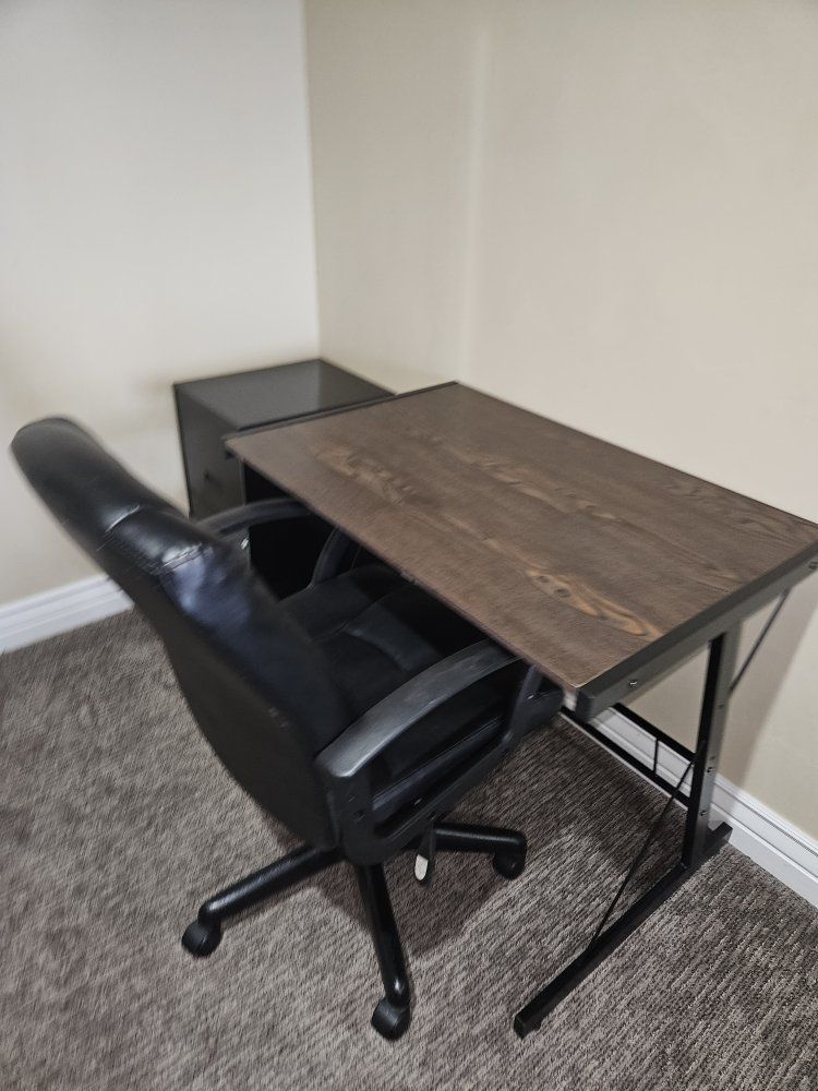 office table and chair