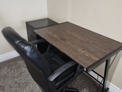 office table and chair