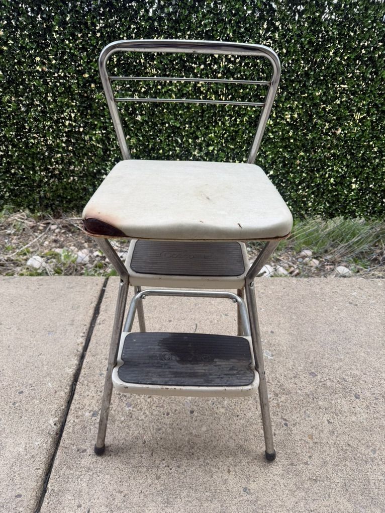 Vintage Cosco Kitchen Step Stool