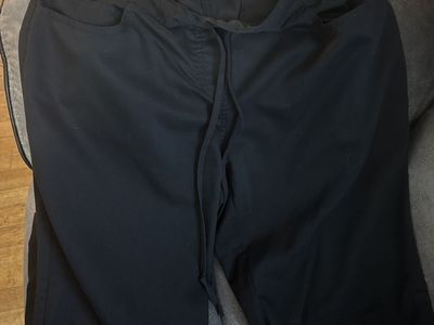 Grey's Anatomy by Barco Black Drawstring Scrub Pants Size Medium