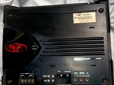 Rockford Fosgate P2002 Punch Series 2-Channel Car Amplifier - 230W Max Power