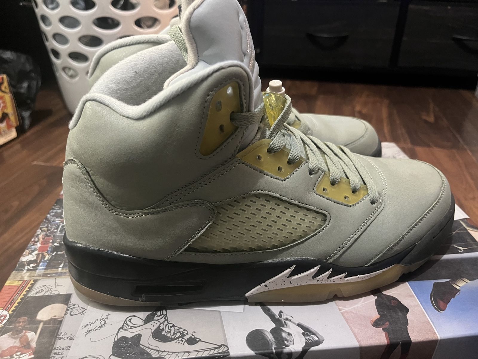 Air Jordan 5 retro jade horizon/desert sand