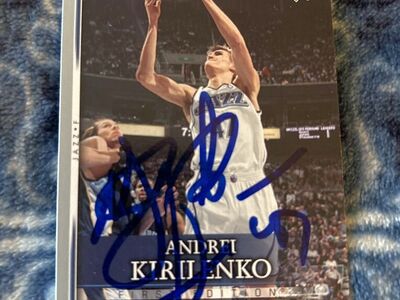 Andrei Kirilenko Utah Jazz Autograph Upper Deck