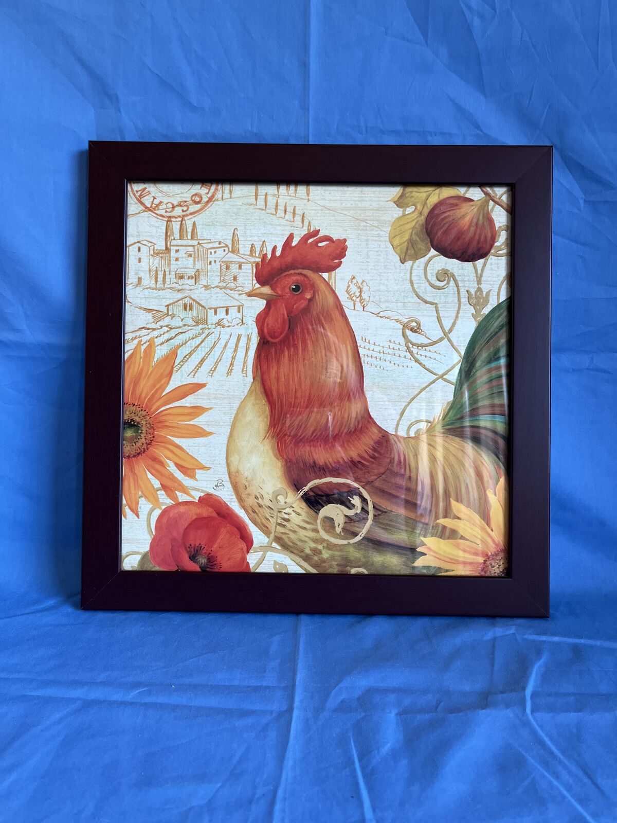 1 of 2 Framed Chicken Art Prints