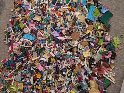 LEGO Bulk Lot 33 lbs with Manuals Lego friends, Disney, and much more.