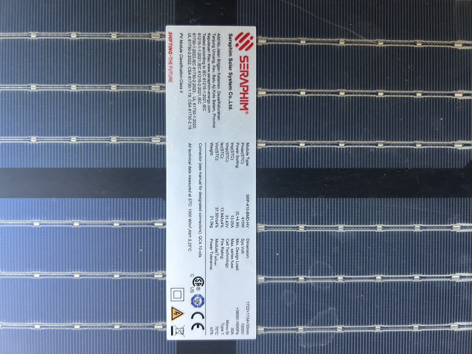 Solar panels