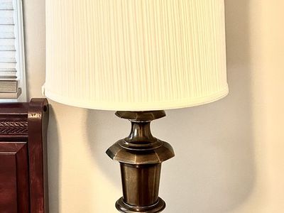 Two Vintage Brass Lamps