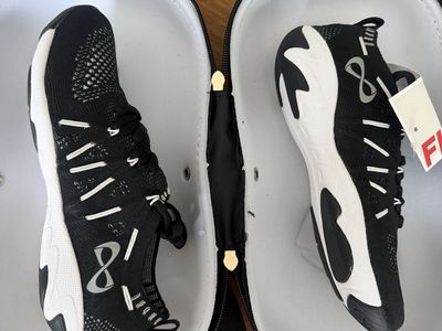 Nfinity Night Flyte Youth 3 Black Cheer Shoes with Case