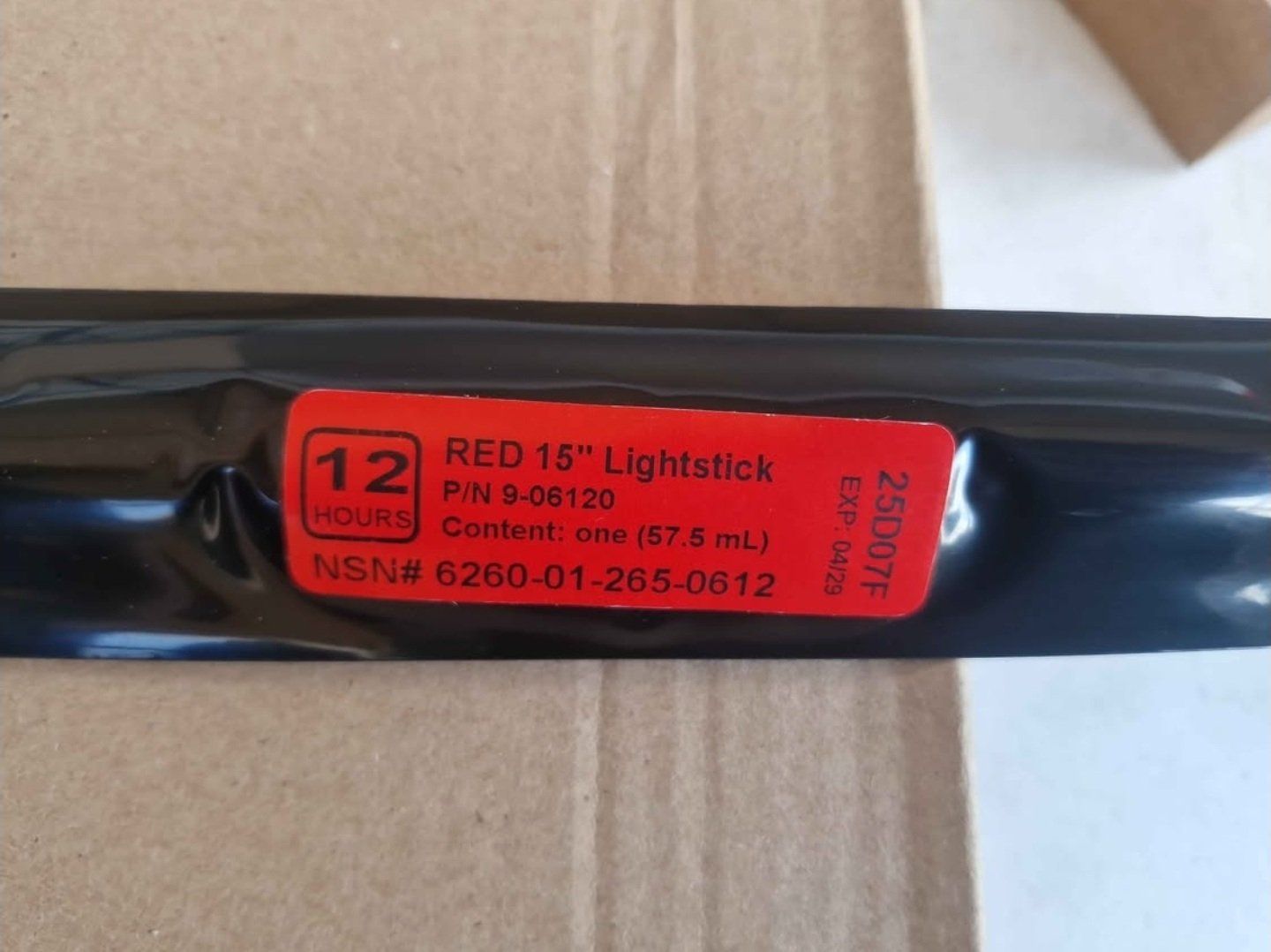 Cyalume ChemLight Red Light Sticks – 60 Total #259