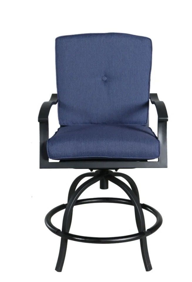 Two mainstay outdoor bar stools