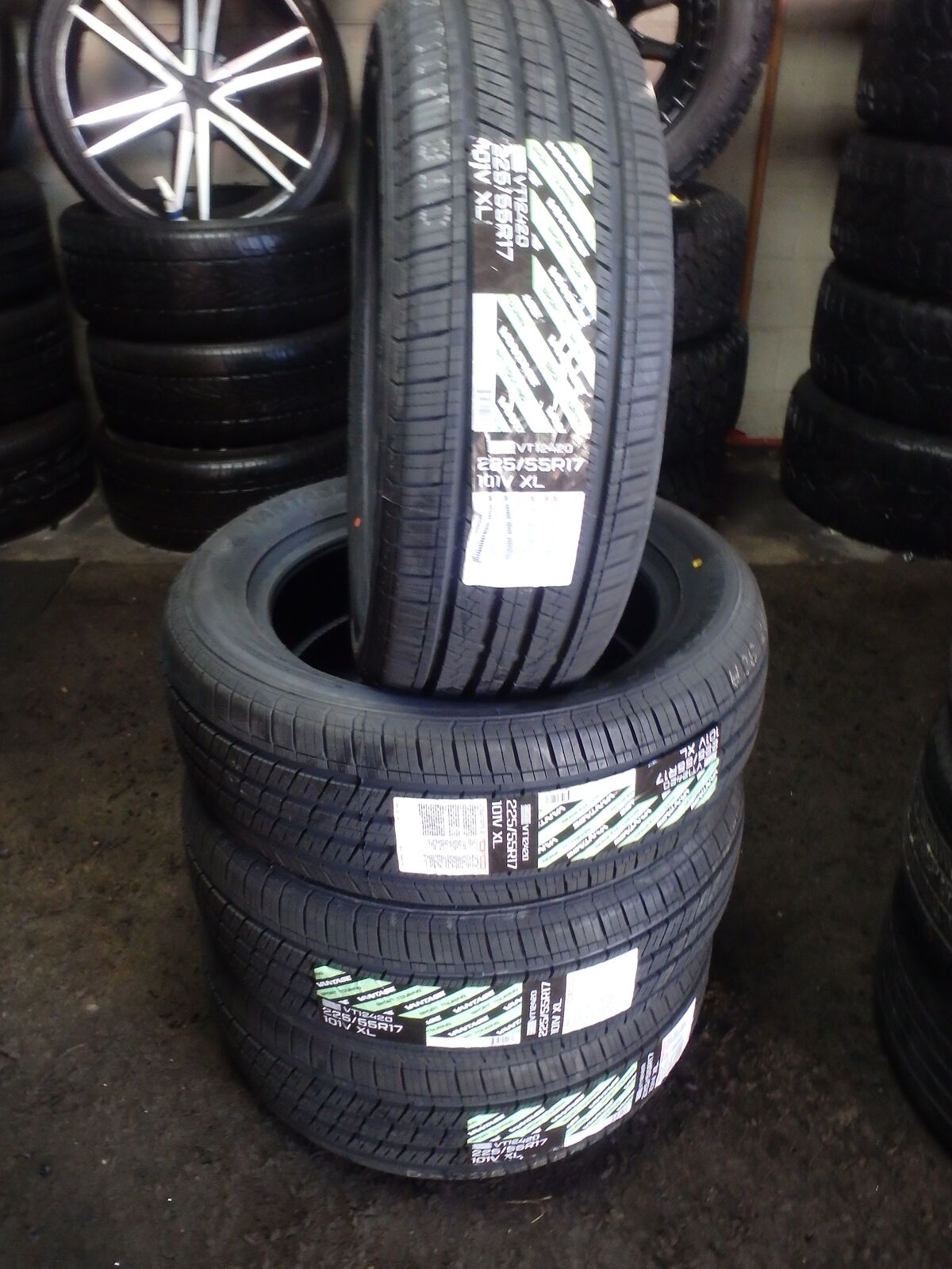 225/55R17 VANTAGE TOURING ALL SEASON SET OF BRAND NEW TIRES