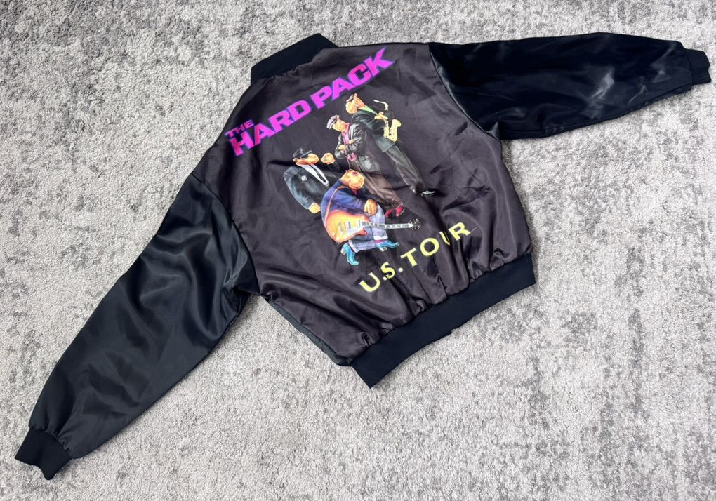 Vintage 1991 Camel Hardpack US Tour Bomber Jacket