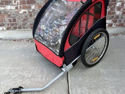1-2 Child Deluxe Bicycle Trailer