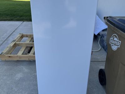 White Upright Freezer - Works Great, Manual Defrost