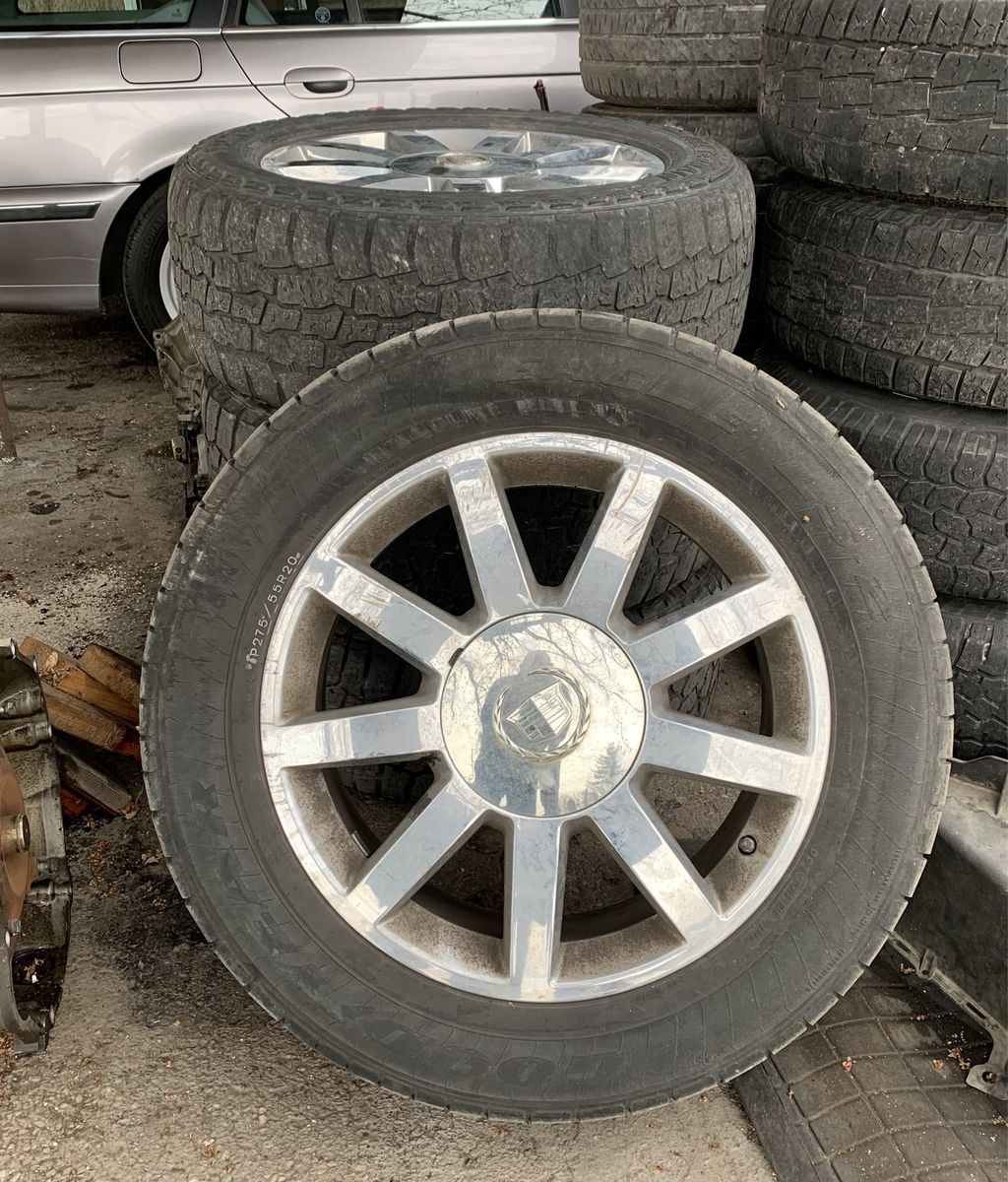 275/55-20 Tires & Wheels 6x139.7 Set