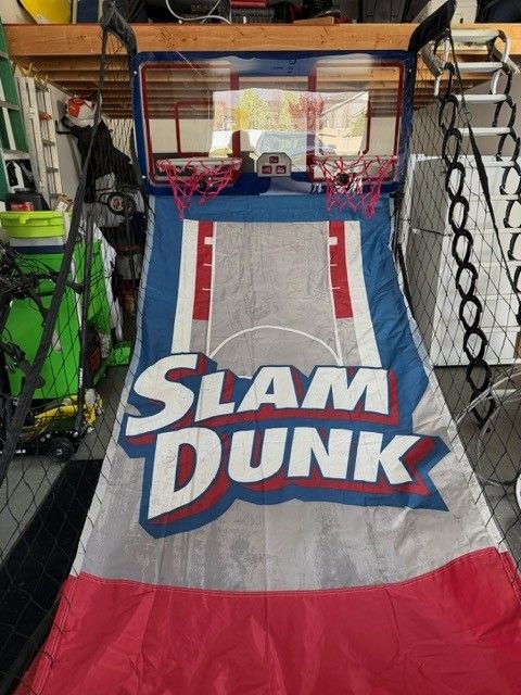 Slam Dunk Indoor Dual Rim Basketball Arcade Game