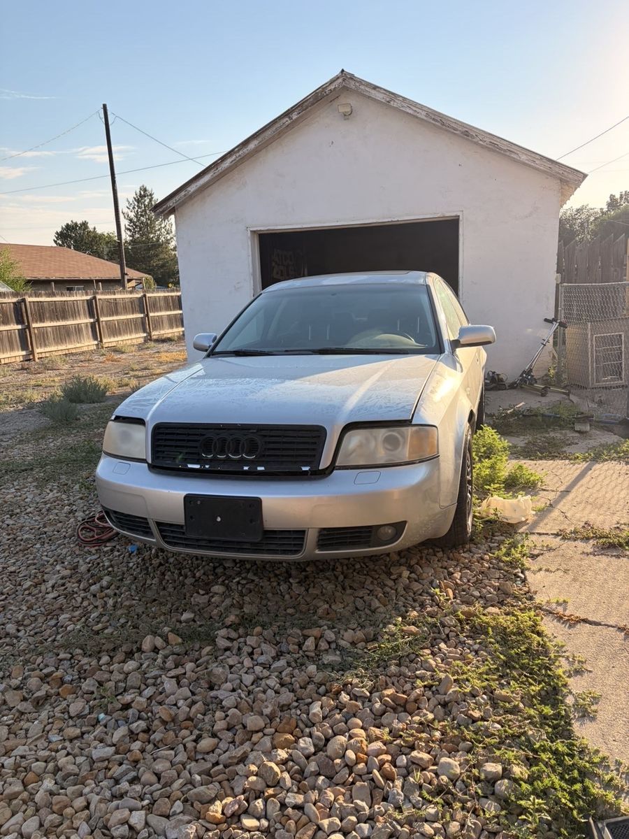 2003 Audi A6 2.7TT Sedan - Silver, Blown Turbo, Good Interior