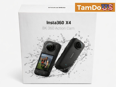 Insta360 X4 8K 360 Degree Pocket Action Camera Standard Edition Waterproof Black