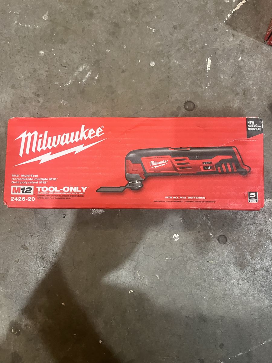 Milwaukee M12 Cordless Multi-Tool (Tool Only) 2426-20 New in Box