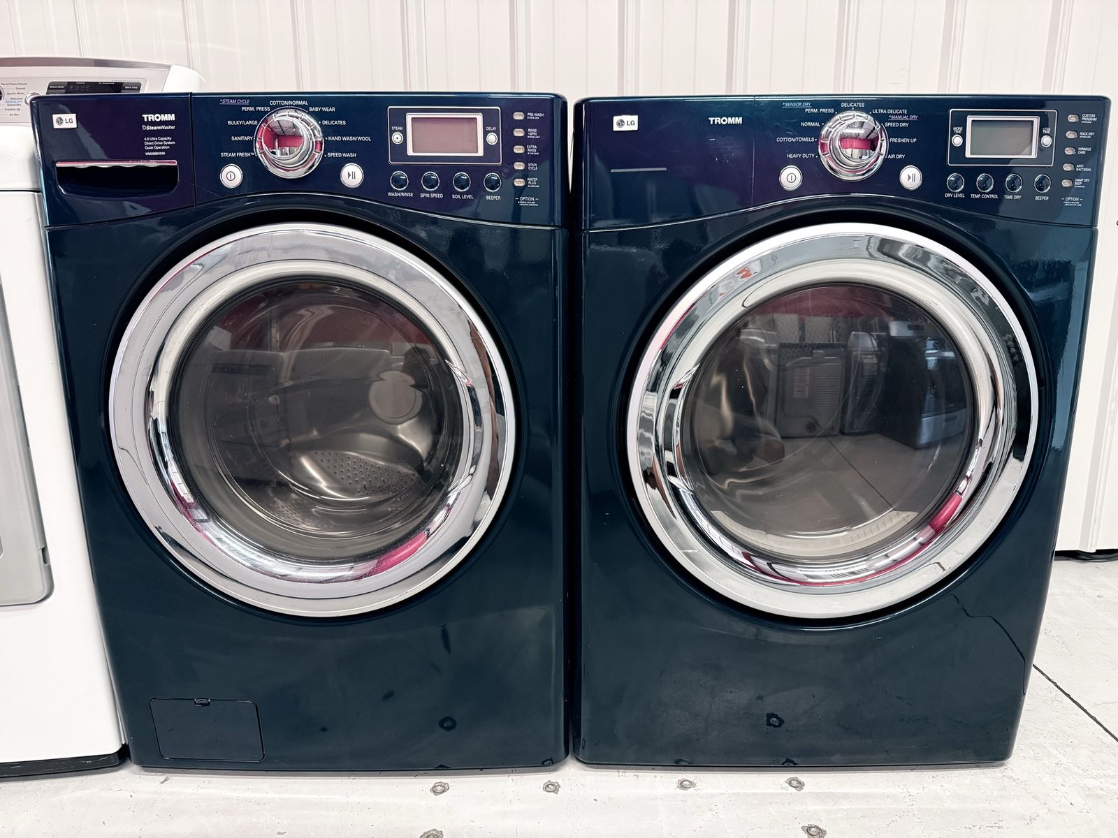 Matching Rare Blue Ultra Capacity, Lg Washer & Dryer Set!(STACKABLE!)