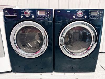 Matching Rare Blue Ultra Capacity, Lg Washer & Dryer Set!(STACKABLE!)
