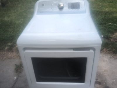 GE White Electric Dryer - Used, Good Condition