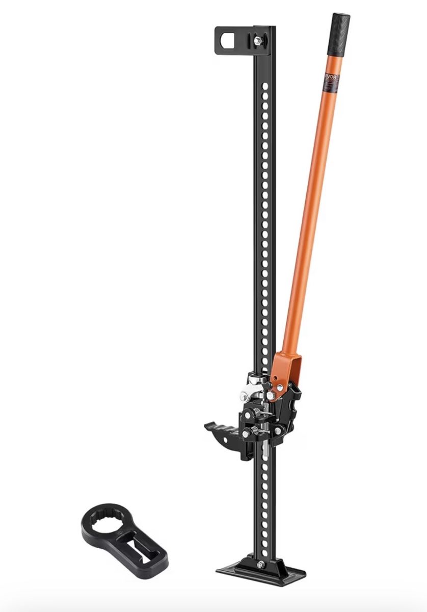 VEVOR 60" Hi-Lift Jack, Off-Road Farm Jack, All-Cast Jack for Lifting, Pushing, Pulling, Winching