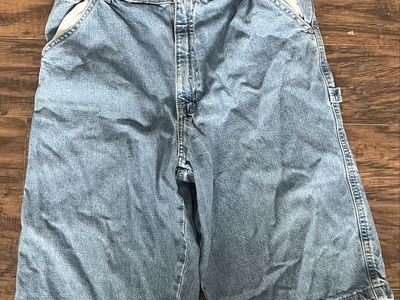 Vintage jorts light blue