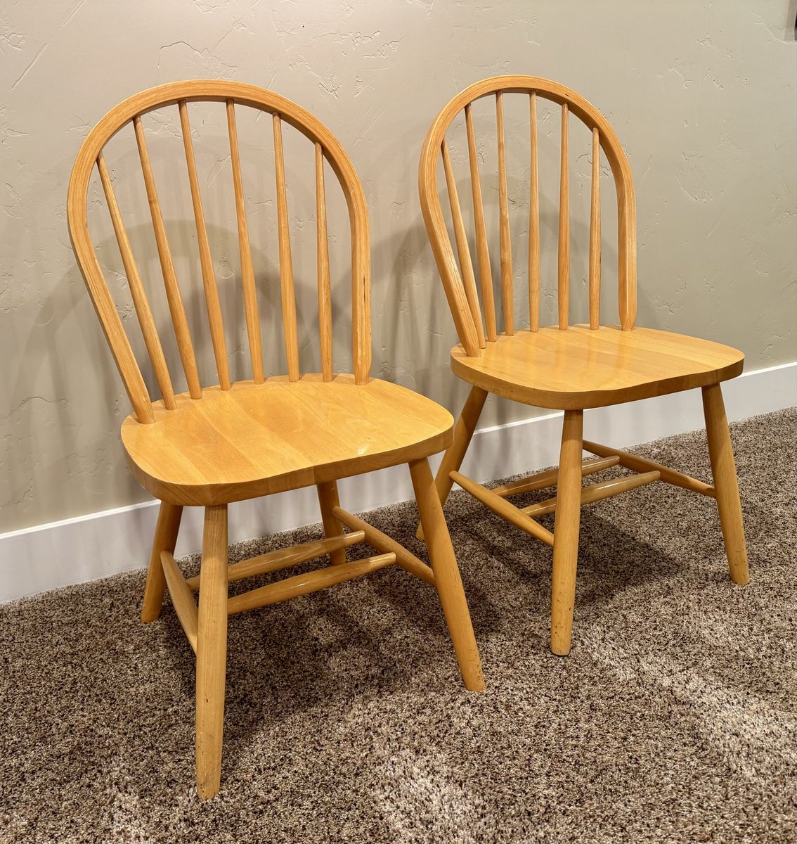 Solid Wood Chairs - Sturdy